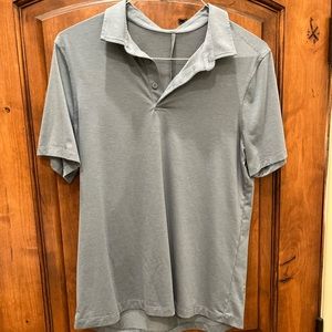 Lululemon Evolution Short Sleeve Polo Shirt in River Blue